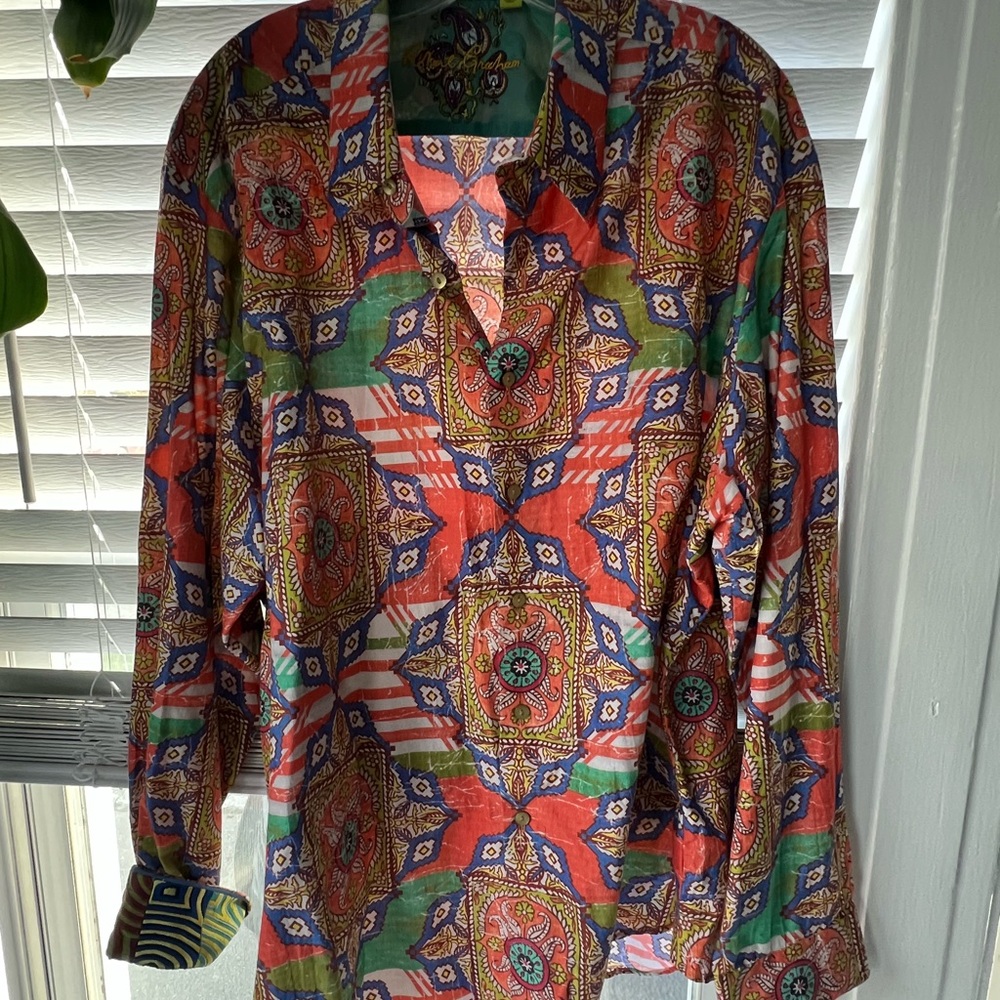 Robert Graham Multicolor Paisley Shirt
